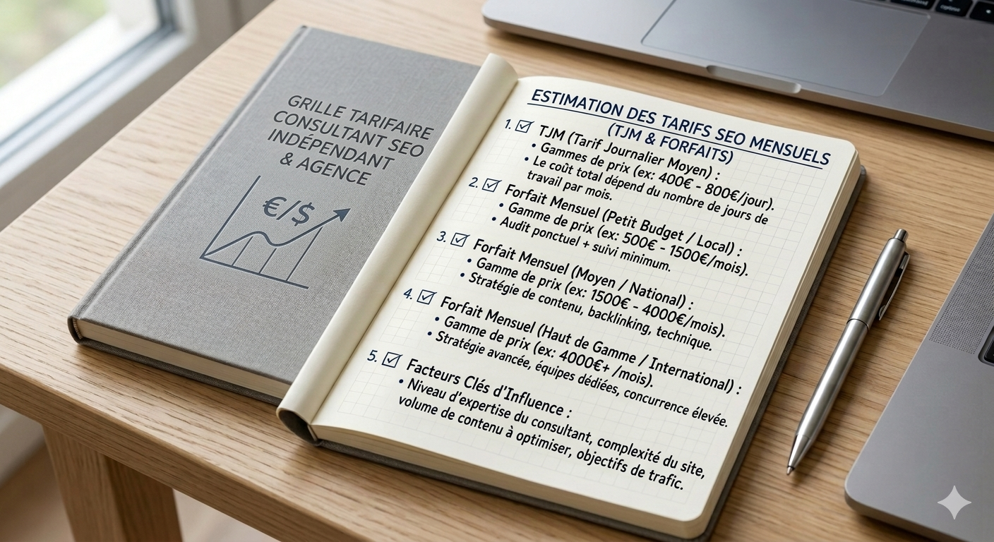 Quel est le prix réel d'un consultant SEO par mois